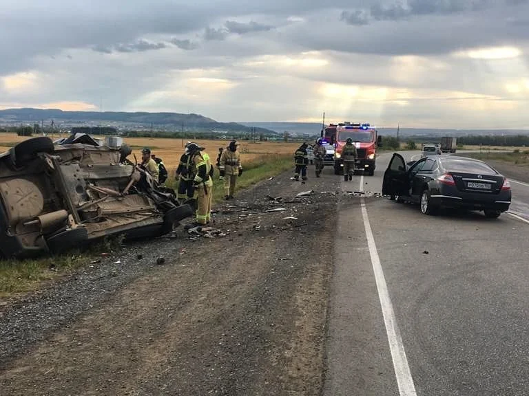 Изображение к публикации «Страшная авария на М5 возле Бавлов»