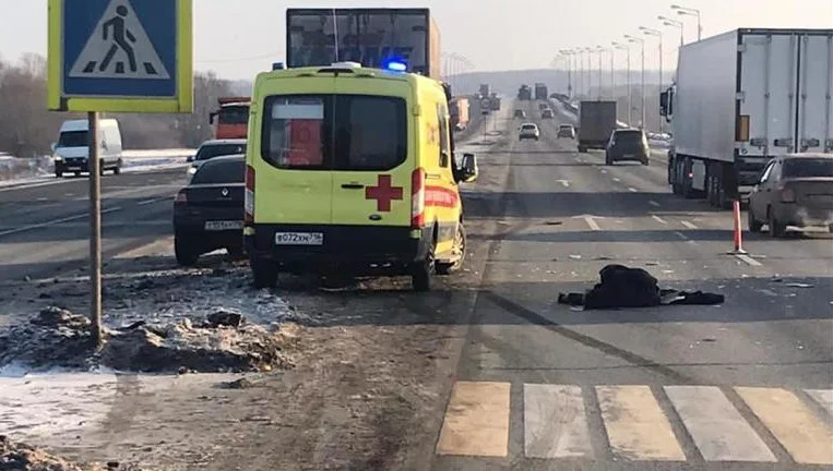 Изображение к публикации «На трассе М7 в Татарстане грузовик насмерть сбил пешехода»