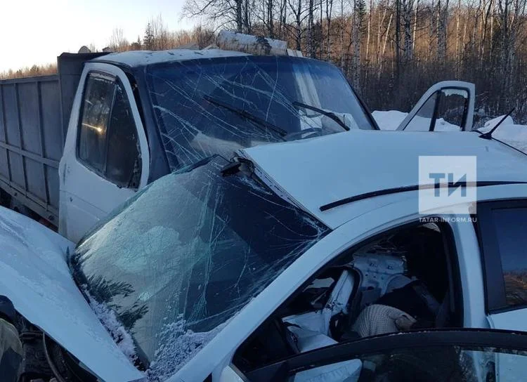 Изображение к публикации «Водитель легковушки вылетела на встречку и погибла в аварии с грузовиком в РТ»