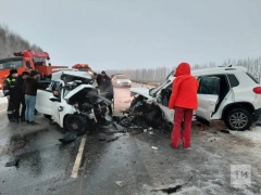 Изображение Страшная авария в Альметьевском районе в Новогодние праздники