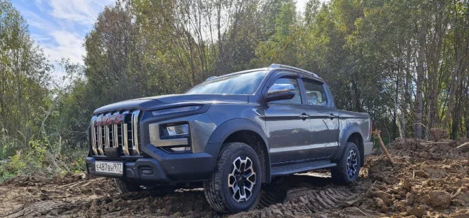 Изображение к публикации «JAC T9: первый пикап бренда, локализованный в России»