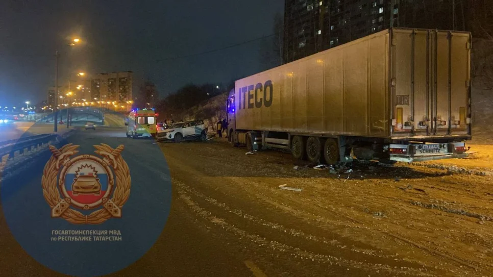 Изображение к публикации «В Казани произошло смертельное ДТП на Аметьевской магистрали»
