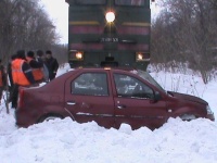 ДТП на железнодорожном переезде