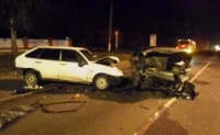 Изображение ДТП с возгоранием в Бавлах