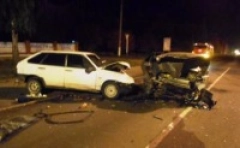 Изображение ДТП с возгоранием в Бавлах