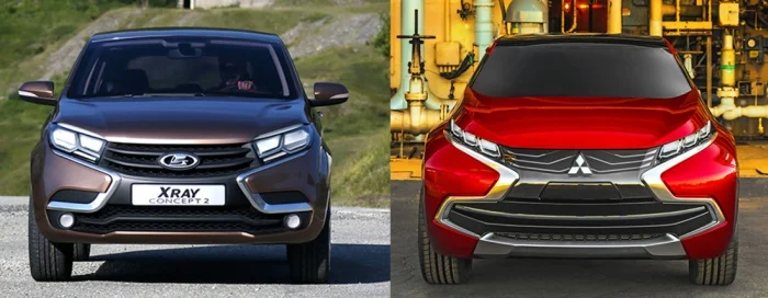 Изображение к публикации «Дожили... Mitsubishi копирует дизайн LADA»