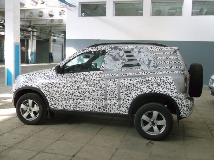 Chevrolet NIVA 2-го поколения - вид сбоку Chevrolet NIVA 2-го поколения - вид сбоку