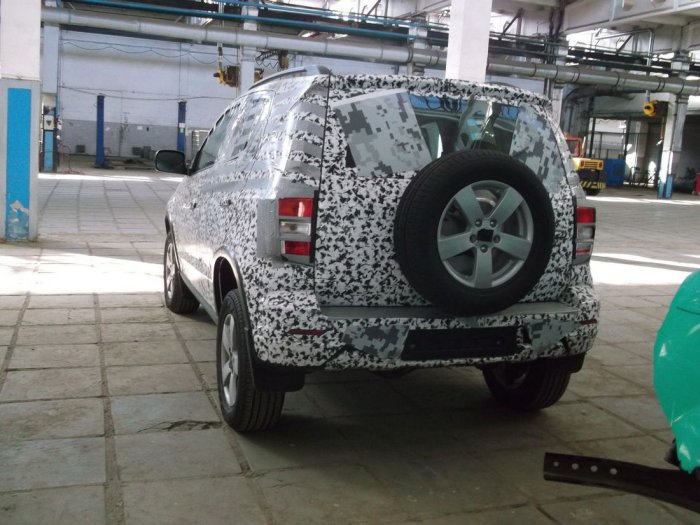 Chevrolet NIVA 2-го поколения - вид сзади Chevrolet NIVA 2-го поколения - вид сзади