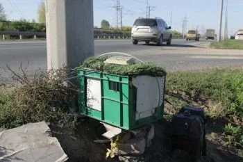 Изображение к публикации «По  первому каналу показали дорожную "замаскированную" видеокамеру в Татарстане»