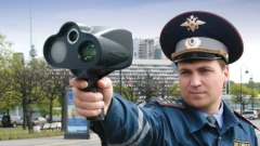 Изображение ГИБДД Татарстана возобновило использование ручных радаров