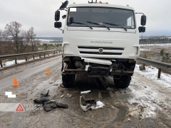Изображение ДТП на автодороге Альметьевск - Муслюмово 23.11.2021